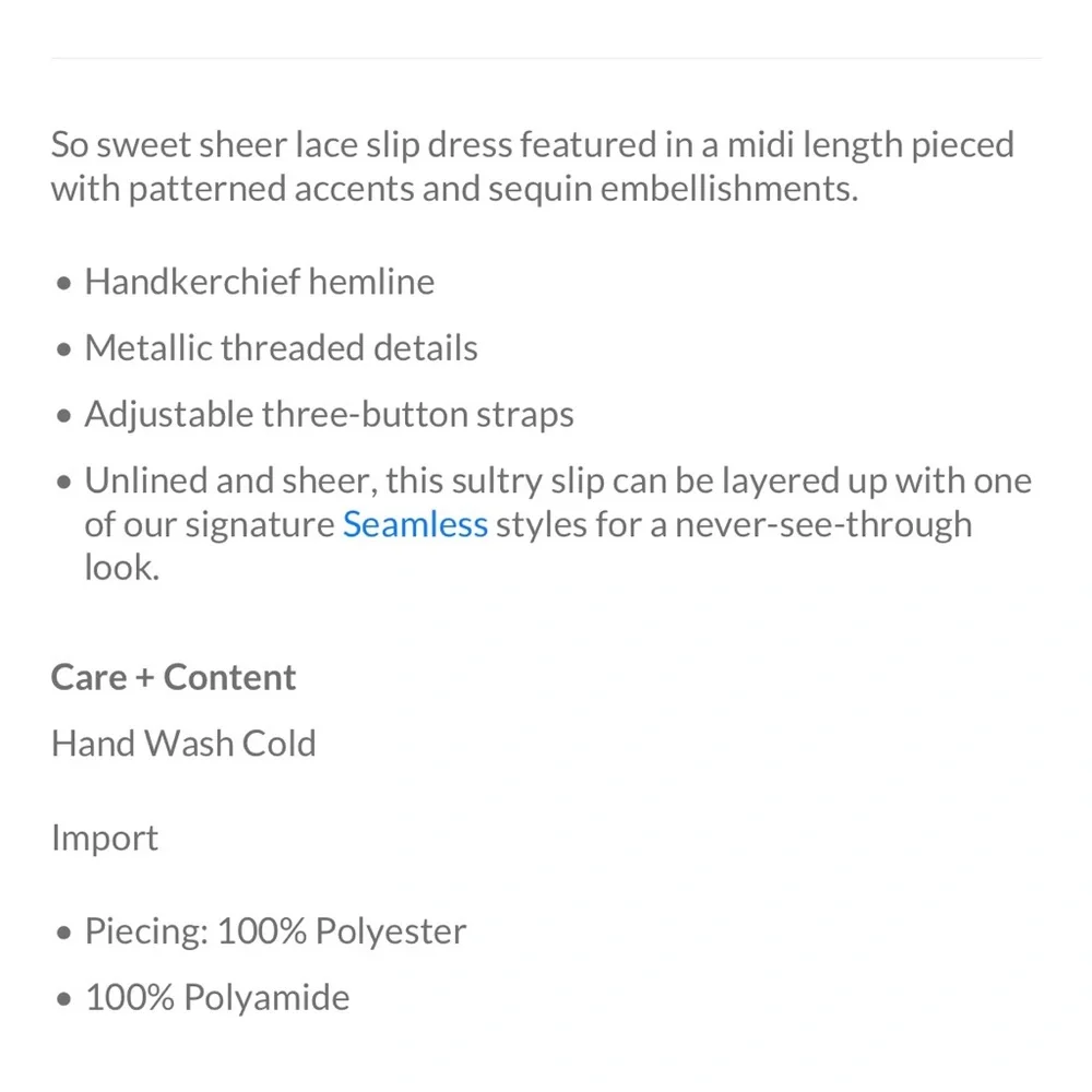 Free People Lea Embellished Mini Slip - Picture 4 of 4